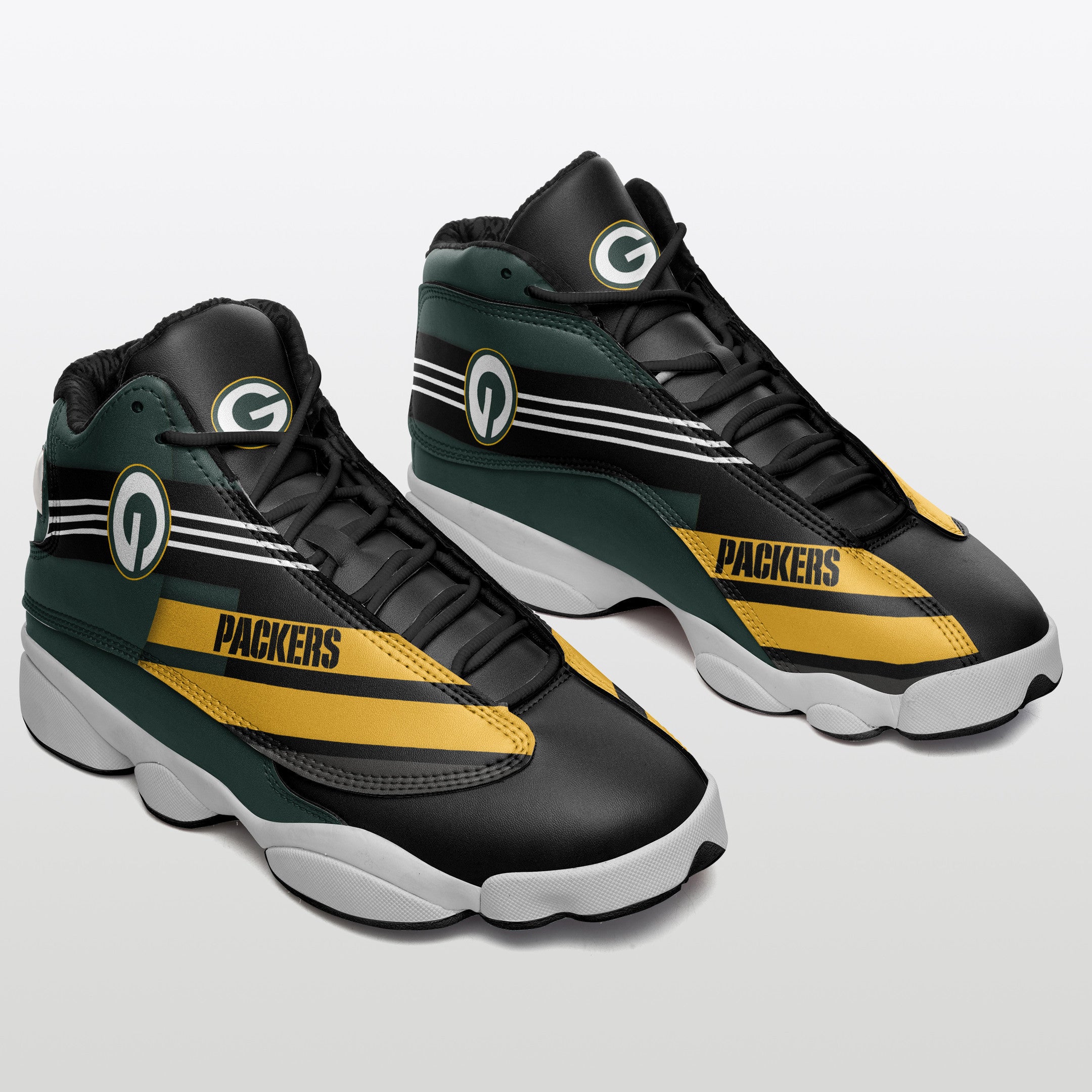 Green Bay Packers NFL JD13 Sneakers Shoes for Men & Women | Custom Fan Gift