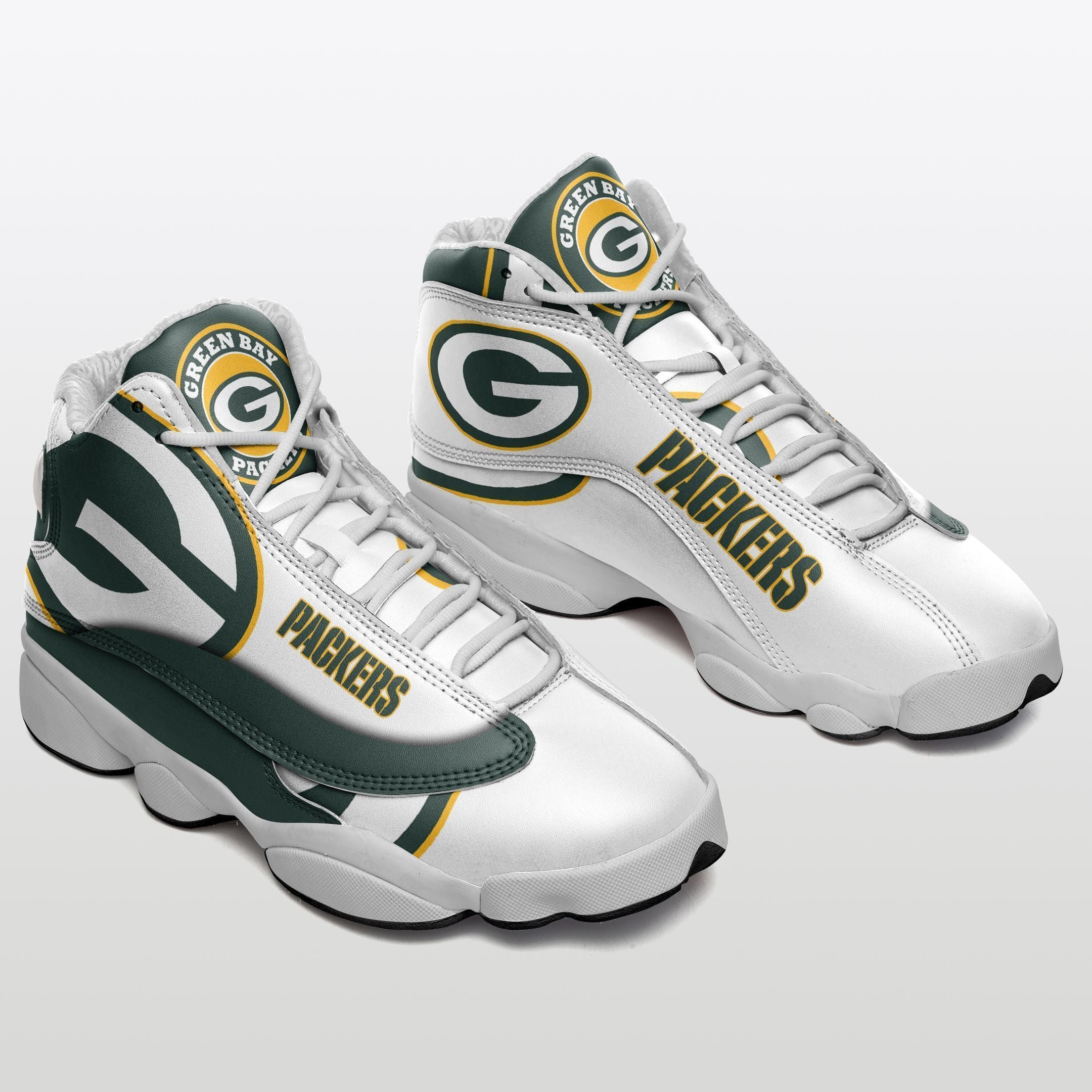 Green Bay Packers NFL JD13 Sneakers Shoes for Men & Women | Custom Fan Gift