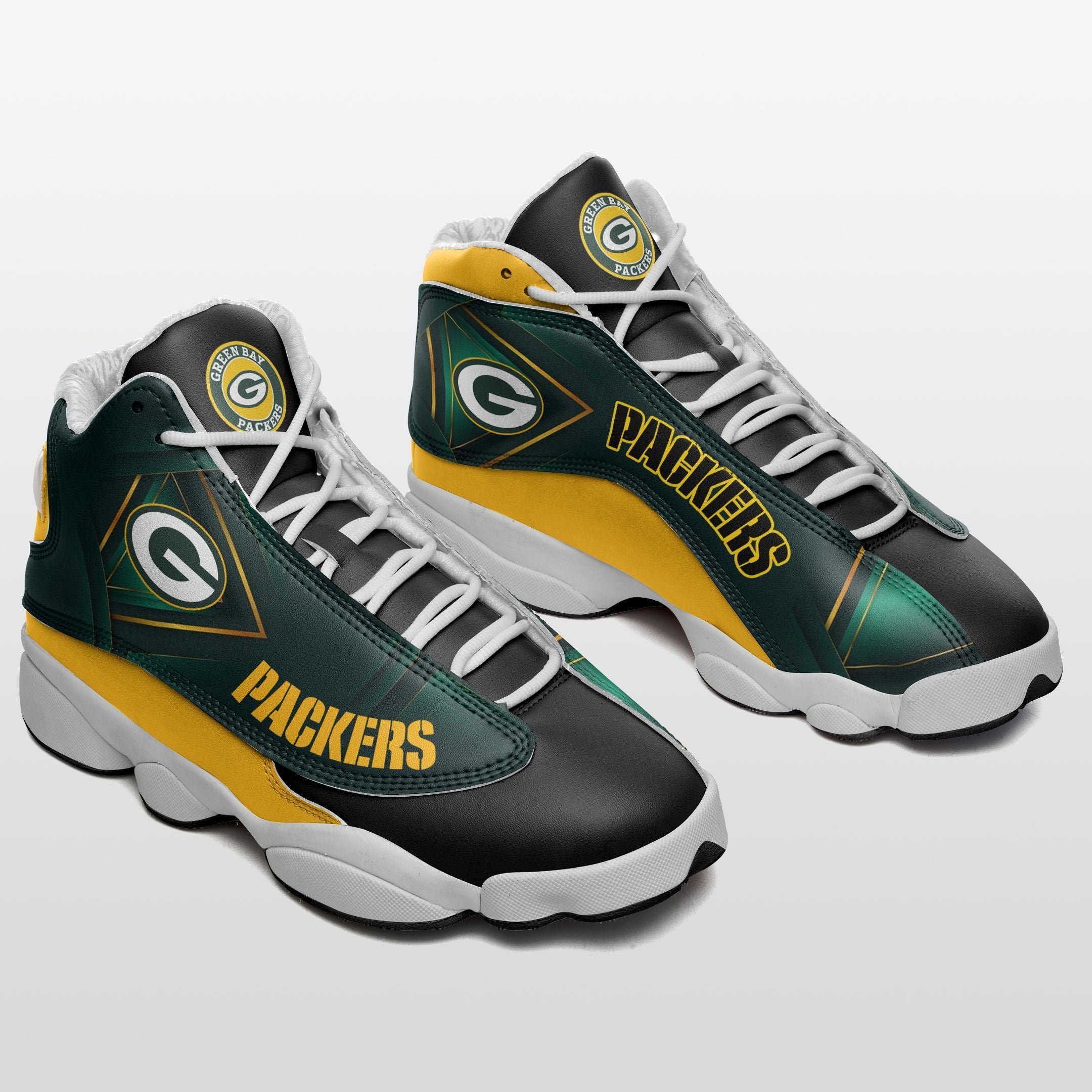 Green Bay Packers NFL JD13 Sneakers Shoes for Men & Women | Custom Fan Gift