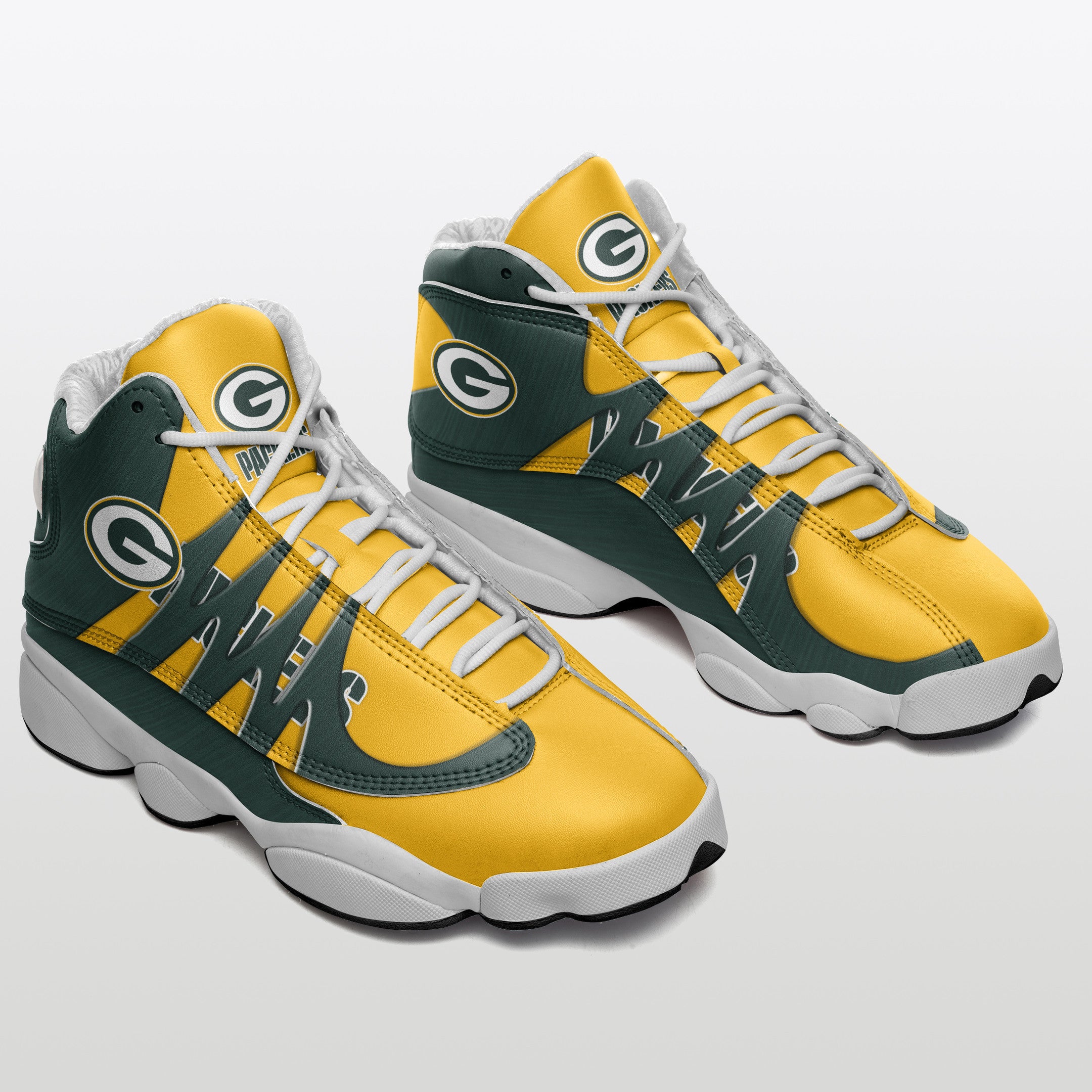Green Bay Packers NFL JD13 Sneakers Shoes for Men & Women | Custom Fan Gift