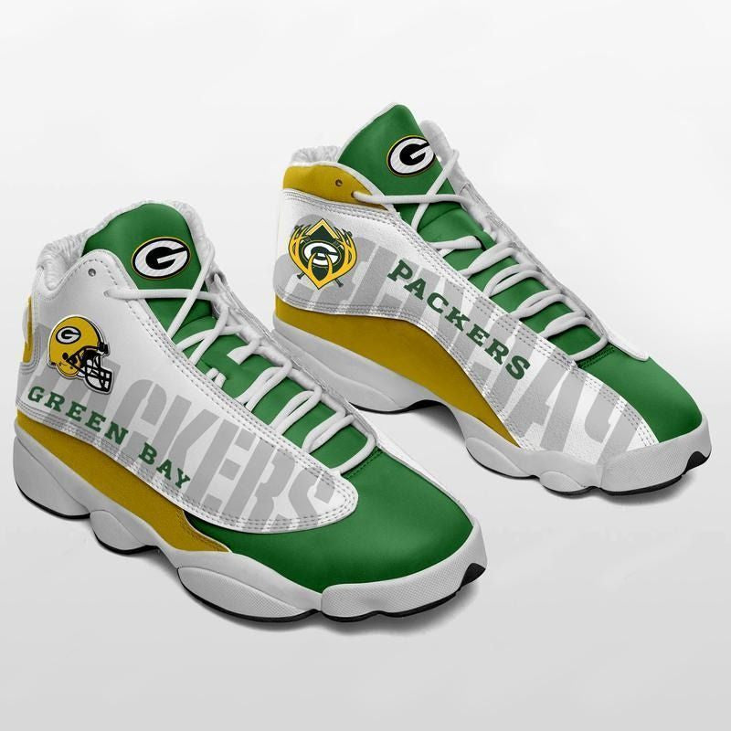 Green Bay Packers NFL JD13 Sneakers Shoes for Men & Women | Custom Fan Gift