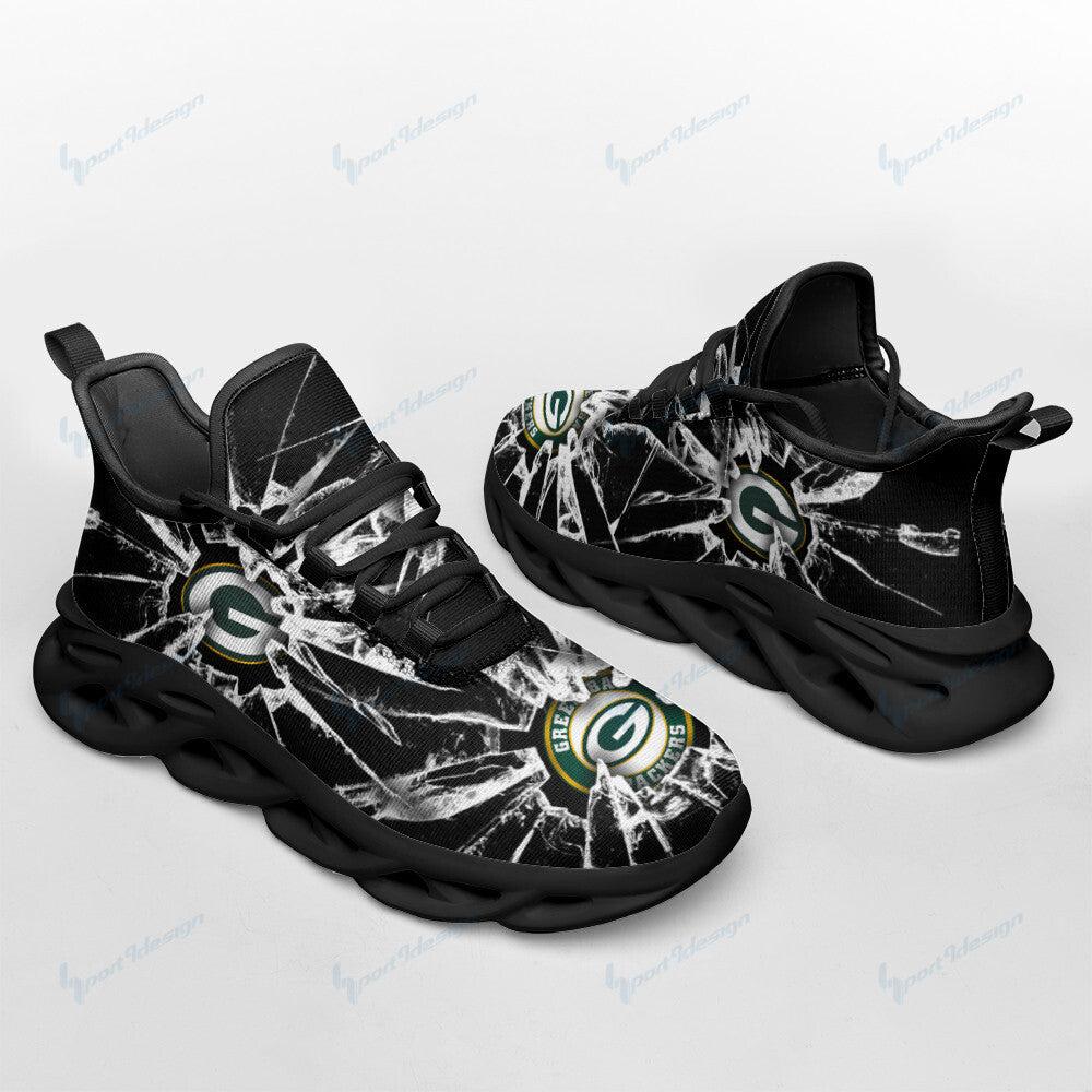 Green Bay Packers NFL Max Soul Shoes Sneakers for Men And Women – NFL Football Fan Shoes, Team Sneakers - Image 4