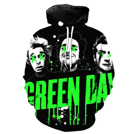 Green Day Band 3D All Over Print Hoodie & Zip Hoodie