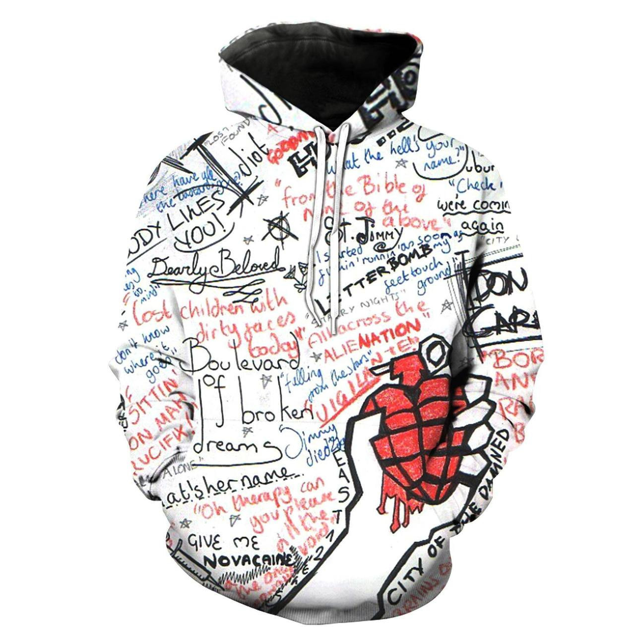 Green Day Band 3D All Over Print Hoodie & Zip Hoodie
