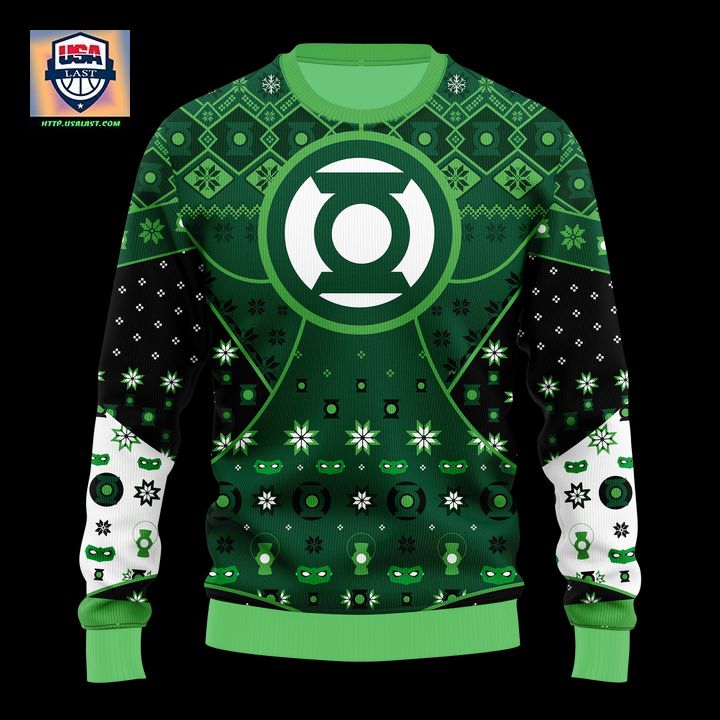 Green Lantern Ugly Christmas Sweater Xmas Gift