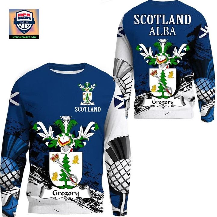 Gregory Scottish Family Crest Scotland Special Sweater 