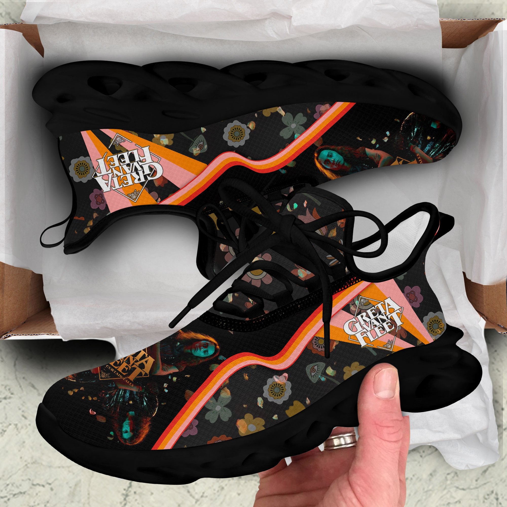 Greta Van Fleet Max Soul Shoes Sneakers for Men And Women – Rock Fan Shoes, Team Sneakers - Image 3