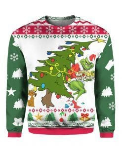 Grinch Stole Christmas Ugly Christmas Sweater, Perfect Holiday Gift