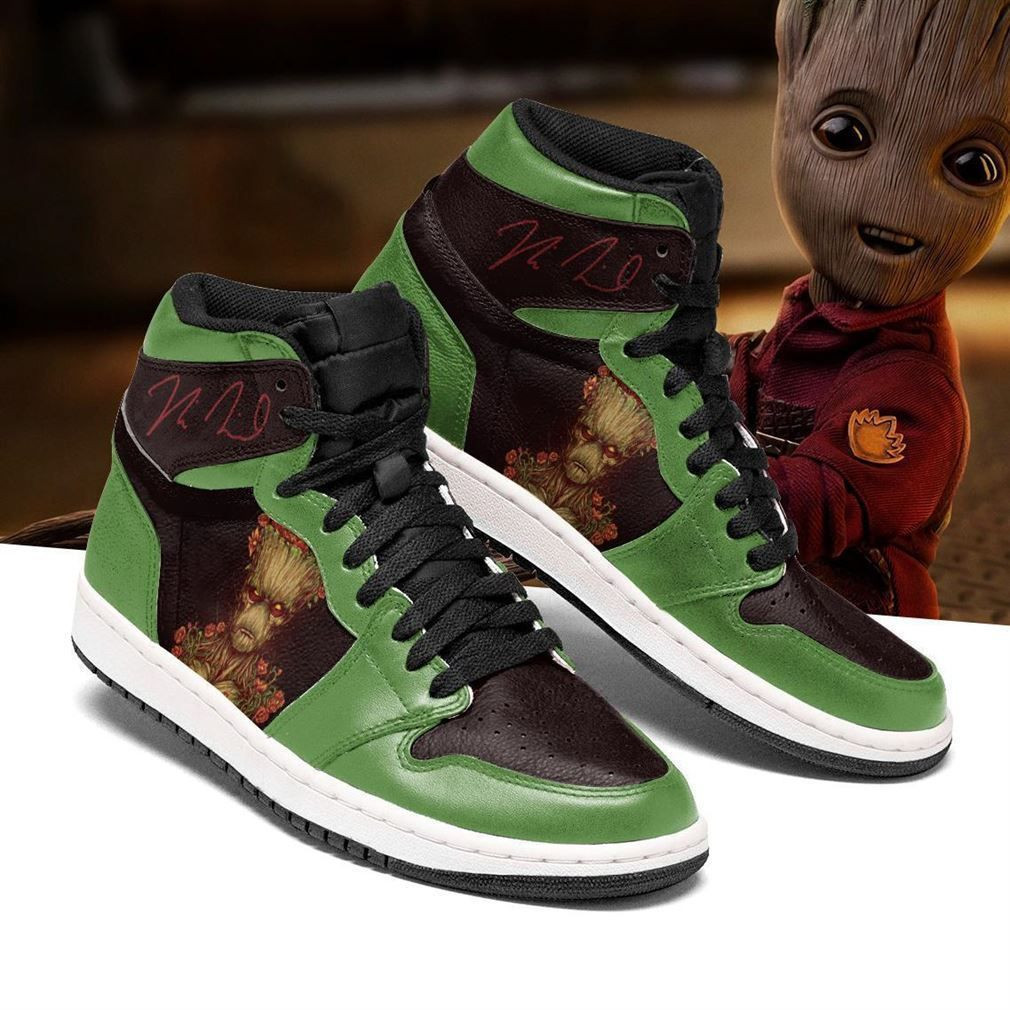 Groot Marvel Shoes Sport Air Jd Sneakers