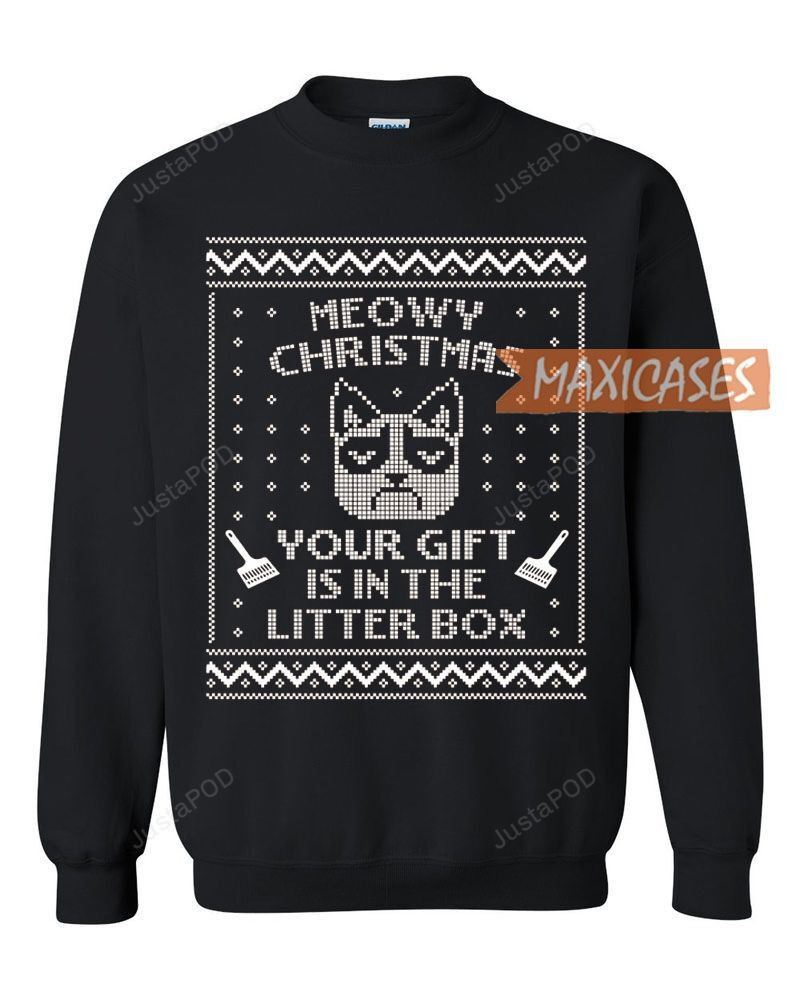 Grumpy Cat Ugly Christmas Sweater, Perfect Holiday Gift
