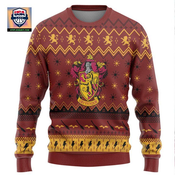 Gryffindor Crest Harry Potter Christmas Sweater