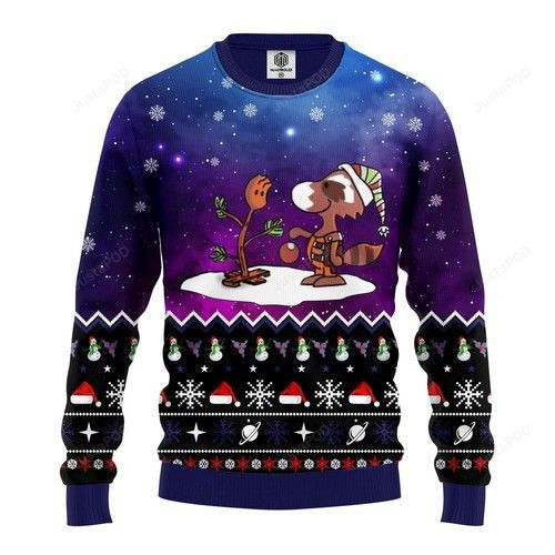 Guardian Of Galaxy Snoopy Christmas For Unisex Ugly Christmas Sweater