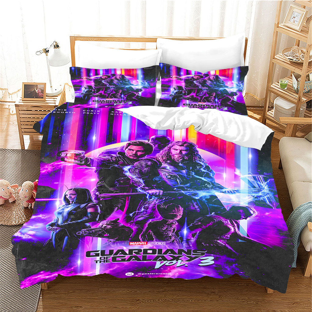 Guardians Of The Galaxy Duvet Cover Quilt Cover Pillowcase Bedding Set Bed Linen Home Bedroom Decor