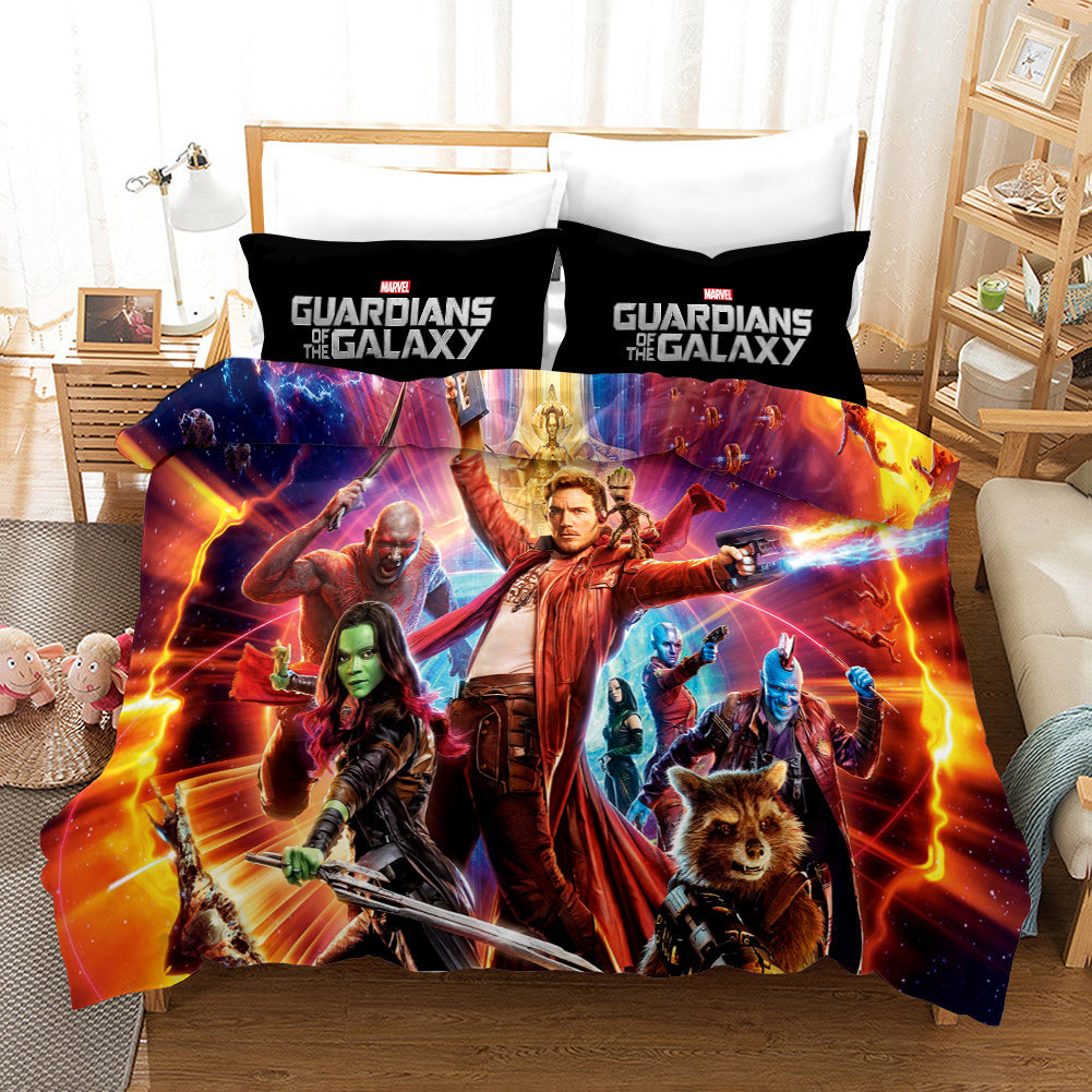 Guardians Of The Galaxy Star Lord Peter Quill Duvet Cover Quilt Cover Pillowcase Bedding Set Bed Linen Home Bedroom Decor
