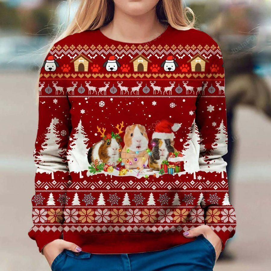 Guinea Pig Ugly Christmas Sweater,