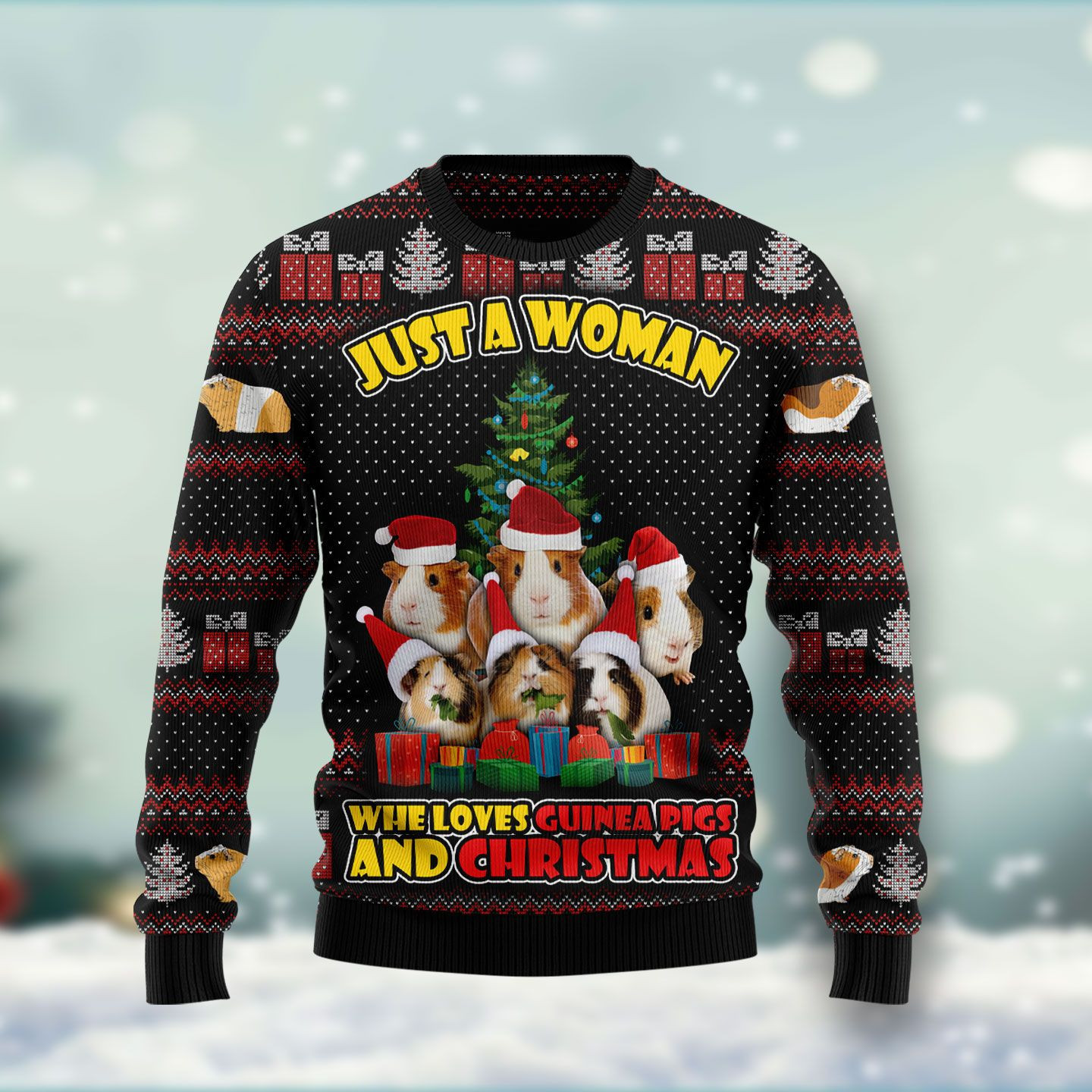 Guinea Pigs Ugly Christmas Sweater, Perfect Holiday Gift