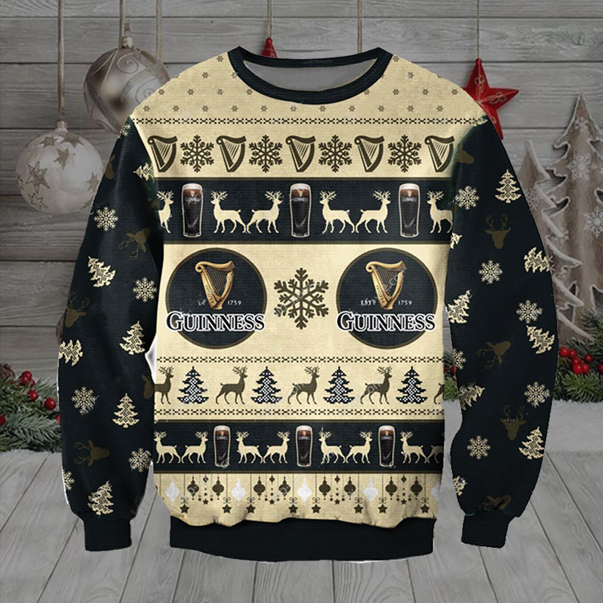 Guinness 1759 Ugly Christmas Sweater