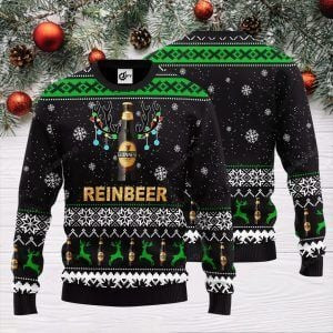 Guinness Reinbeer Christmas Ugly Christmas Sweater, Perfect Holiday Gift