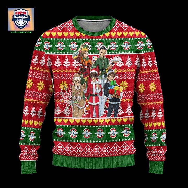 Gundam Team Anime Ugly Christmas Sweater Custom Xmas Gift