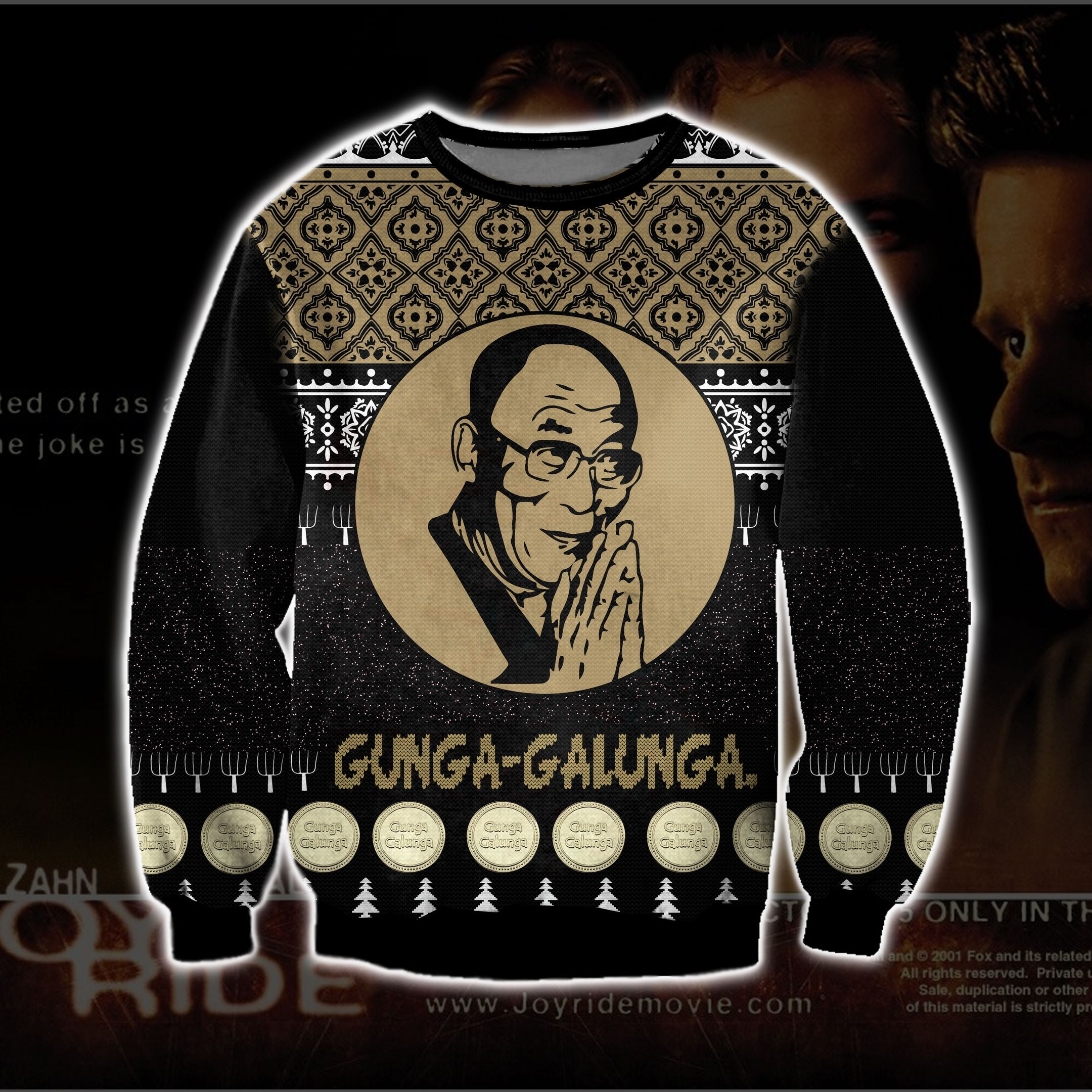 Gunga Galunga 3D Print Ugly Christmas Sweater
