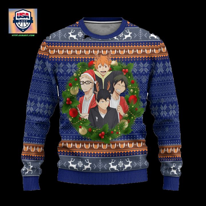 Haikyuu Ugly Christmas Sweater Anime Xmas Gift