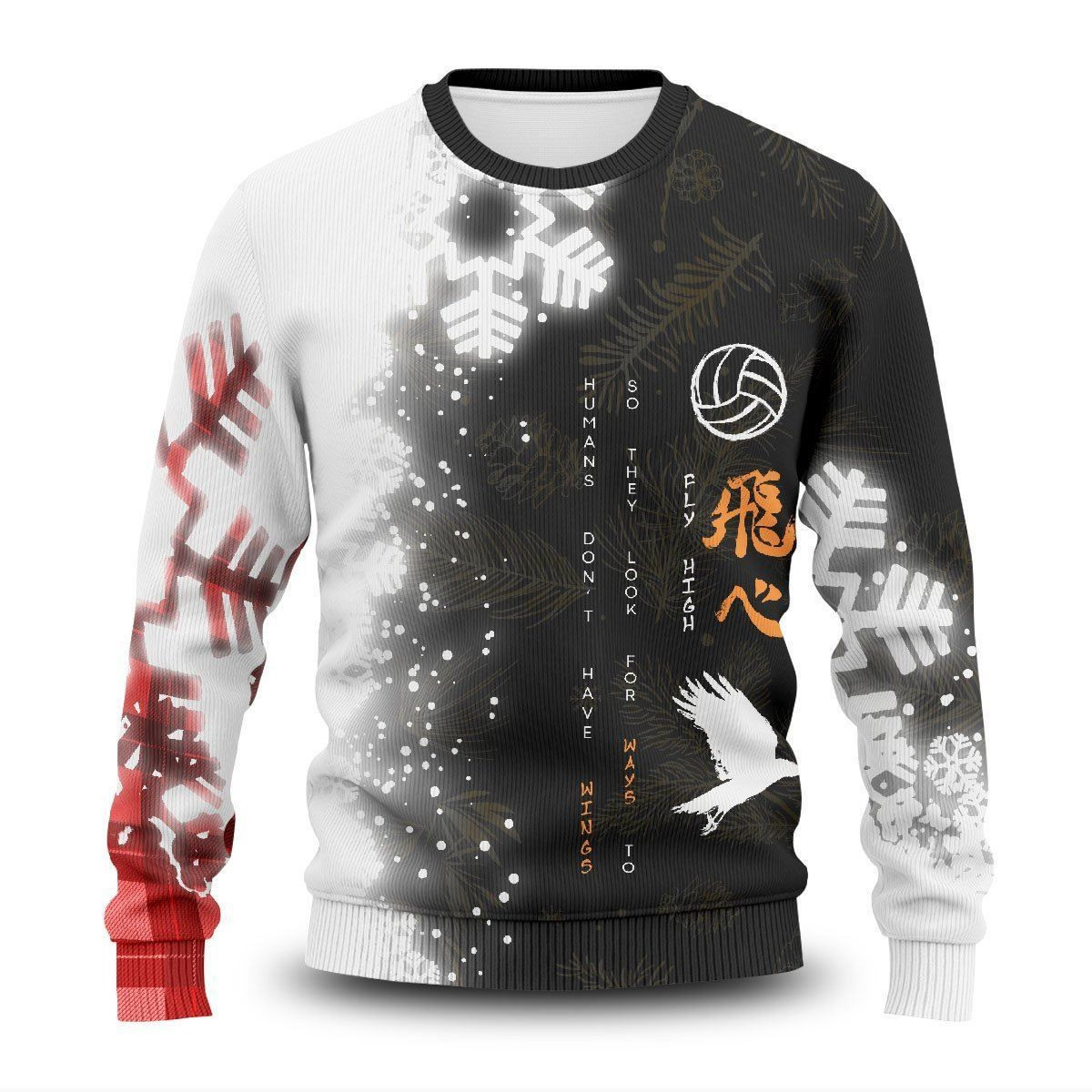 Haikyuu You Can Fly High Ugly Christmas Sweater,