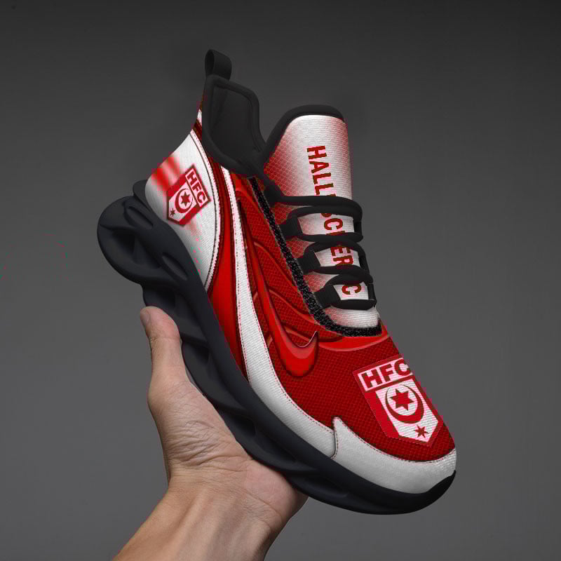 Hallescher FC Max Soul Shoes Sneakers for Men And Women – Soccer Fan Shoes, Team Sneakers - Image 4