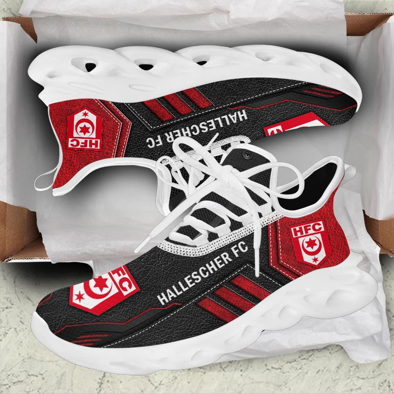 Hallescher FC Max Soul Shoes Sneakers for Men And Women – Soccer Fan Shoes, Team Sneakers - Image 3
