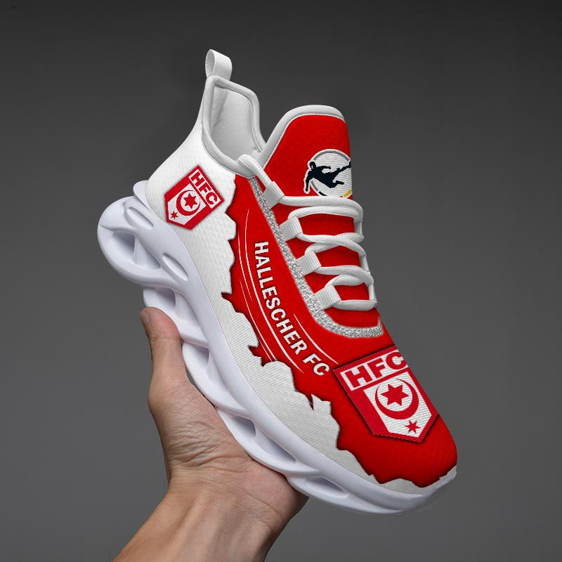 Hallescher FC Max Soul Shoes Sneakers for Men And Women – Soccer Fan Shoes, Team Sneakers