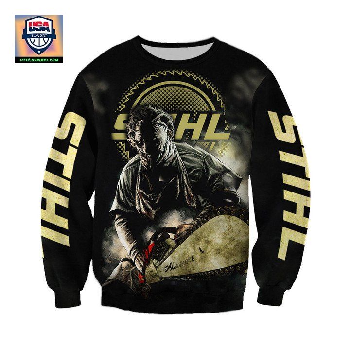 Halloween Chainsaw Stihl 3D Sweater