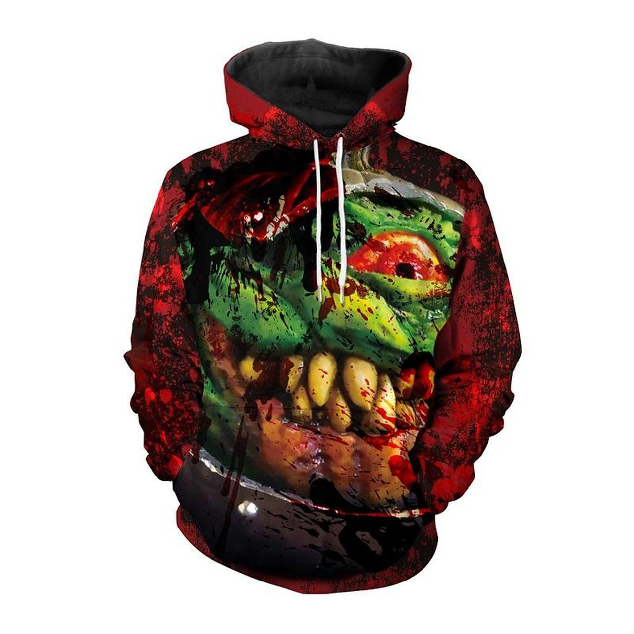 Halloween Monster Print 3D All Over Print Hoodie & Zip Hoodie