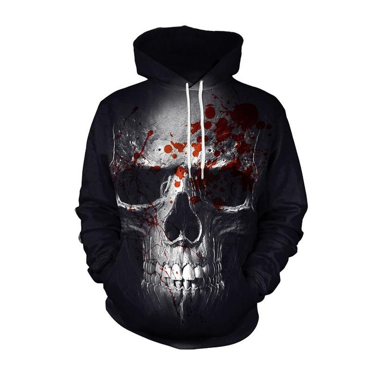 Halloween Skull 3D All Over Print Hoodie & Zip Hoodie