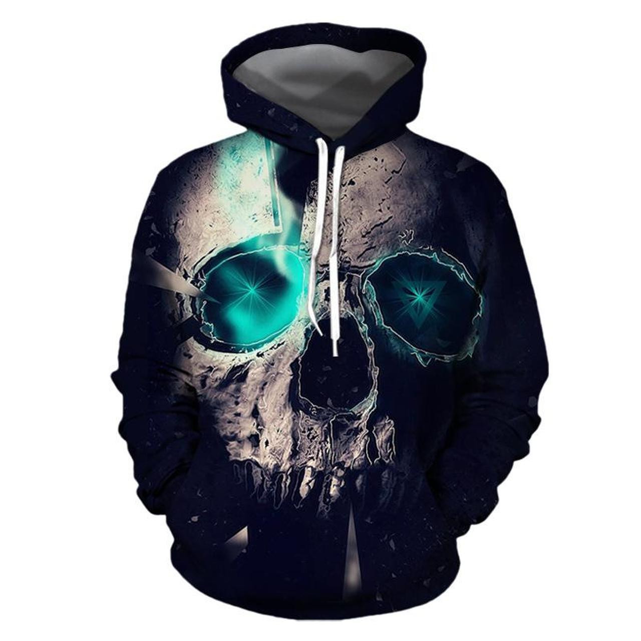 Halloween Skull 3D All Over Print Hoodie & Zip Hoodie