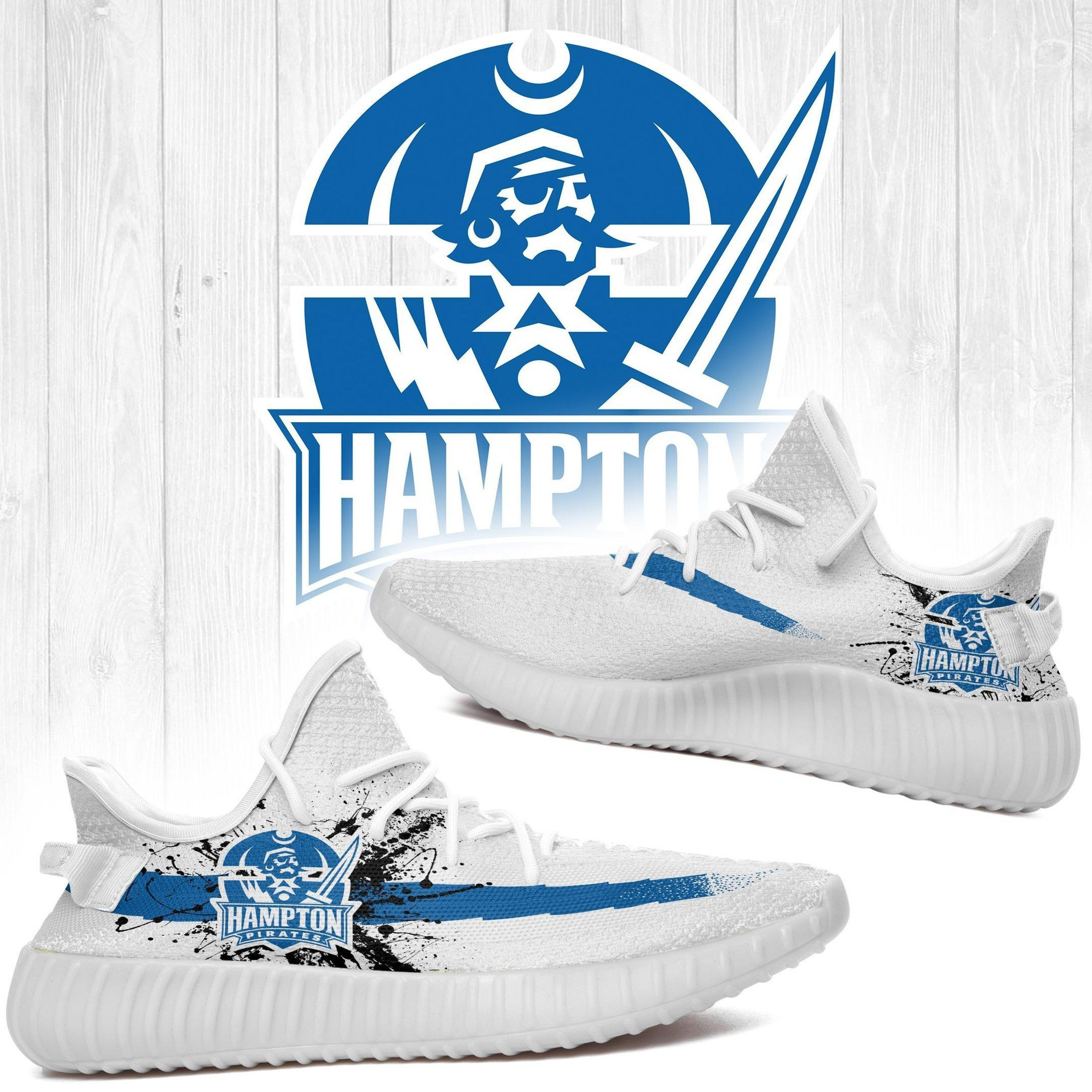 Hampton Pirates NCAA Teams Sport Shoes Sneakers
