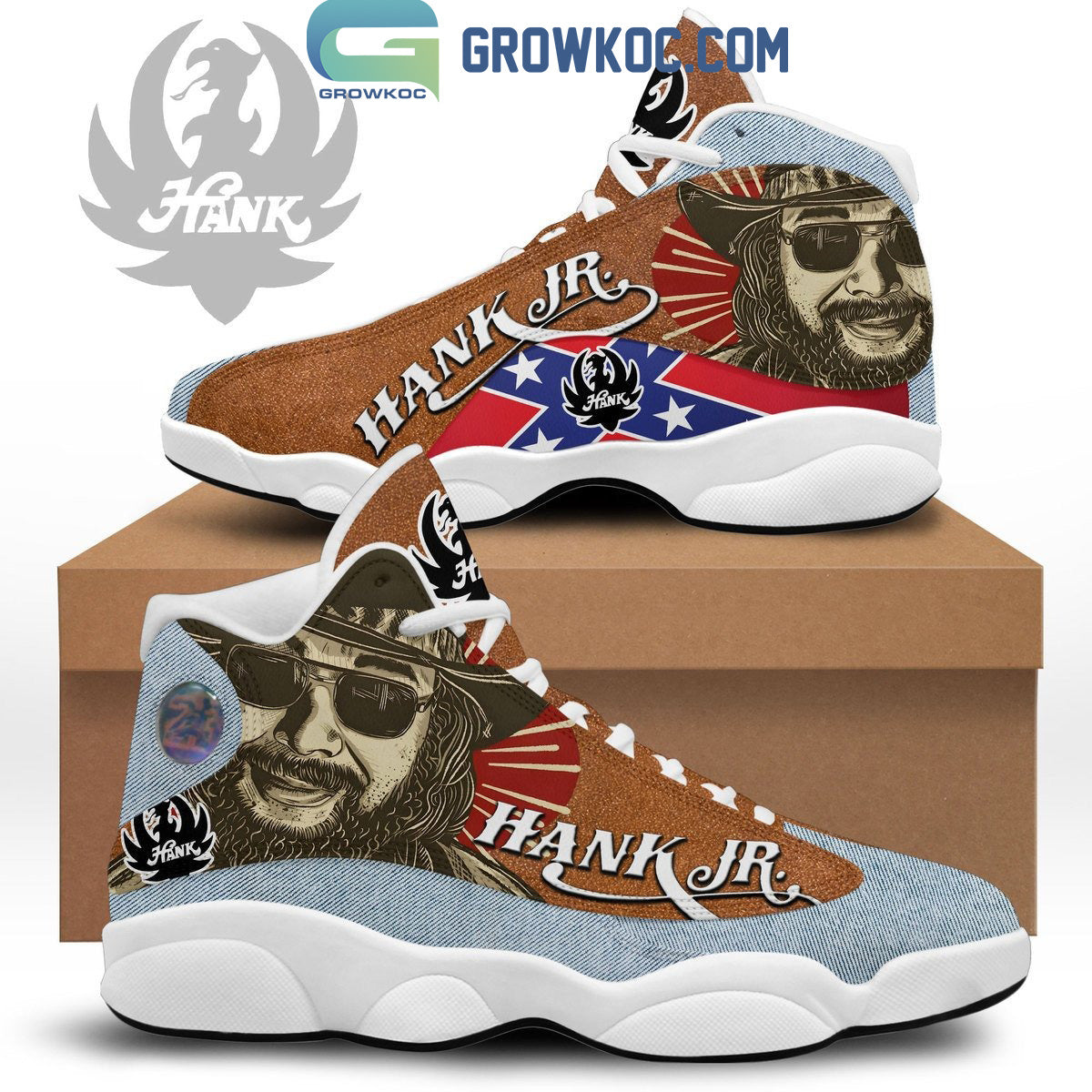 Hank Williams Jr. JD13 Sneakers Shoes for Men & Women | Stylish Streetwear Shoes