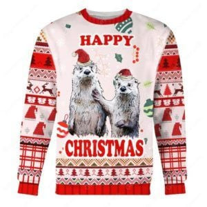 Happy Christmas Sloths Ugly Christmas Sweater,