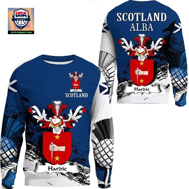 Hardie Scottish Family Crest Scotland Special Sweater 