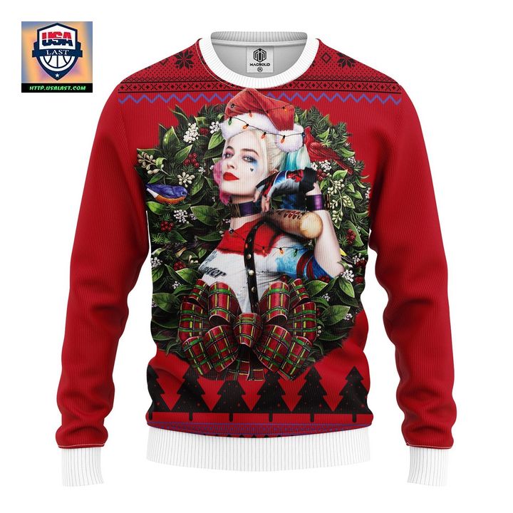 Harley Quinn Suicide Squad Noel Mc Ugly Christmas Sweater Thanksgiving Gift