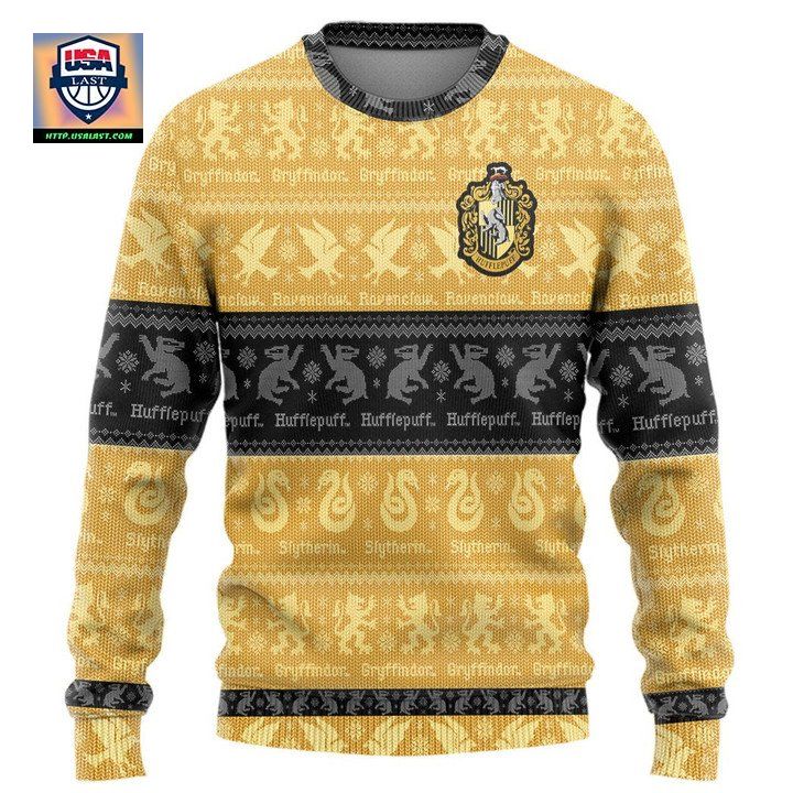 Harry Potter Hufflepuff Christmas Sweater