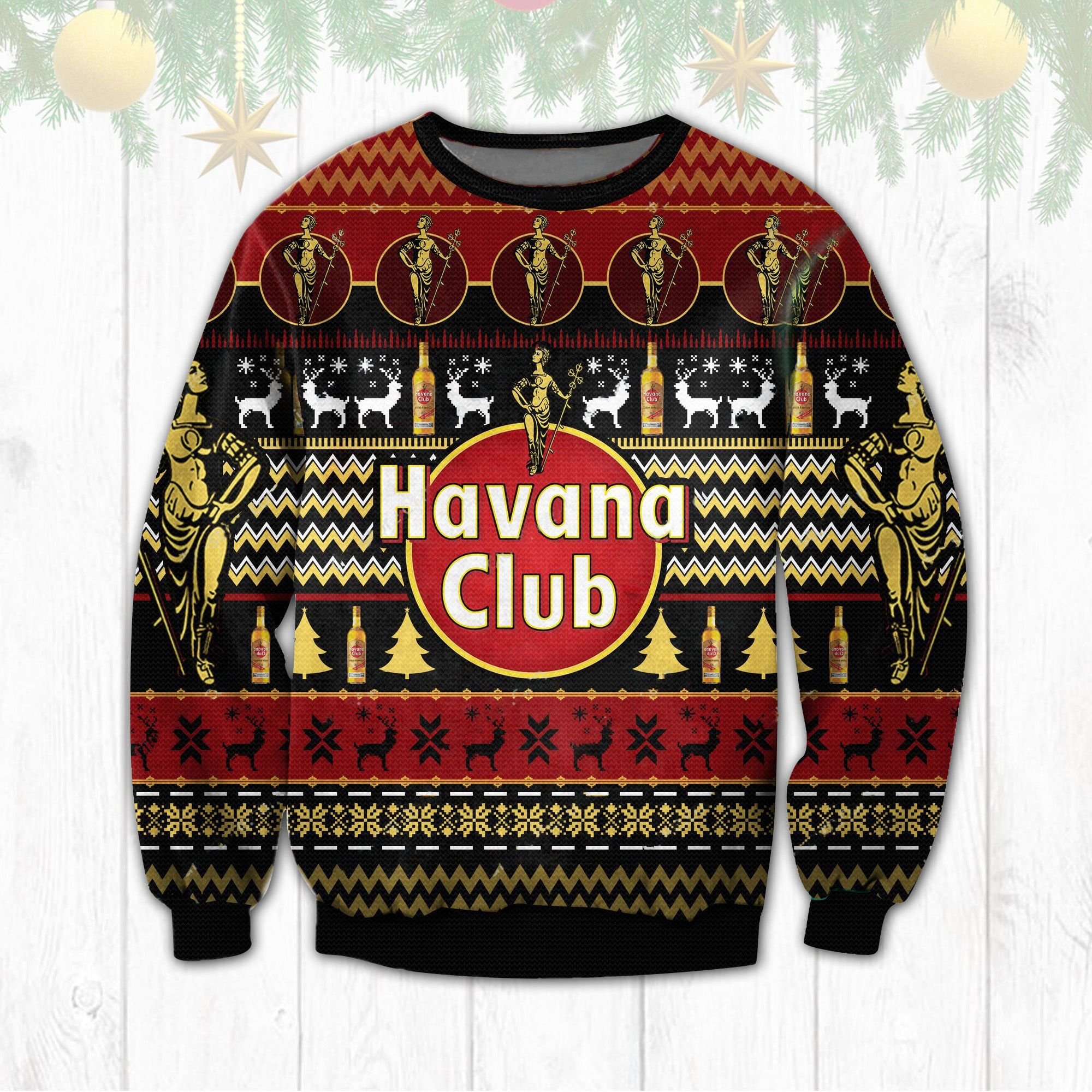 Havana Club Beer Ugly Christmas Sweater