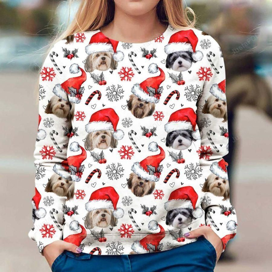 Havanese Ugly Christmas Sweater, Perfect Holiday Gift
