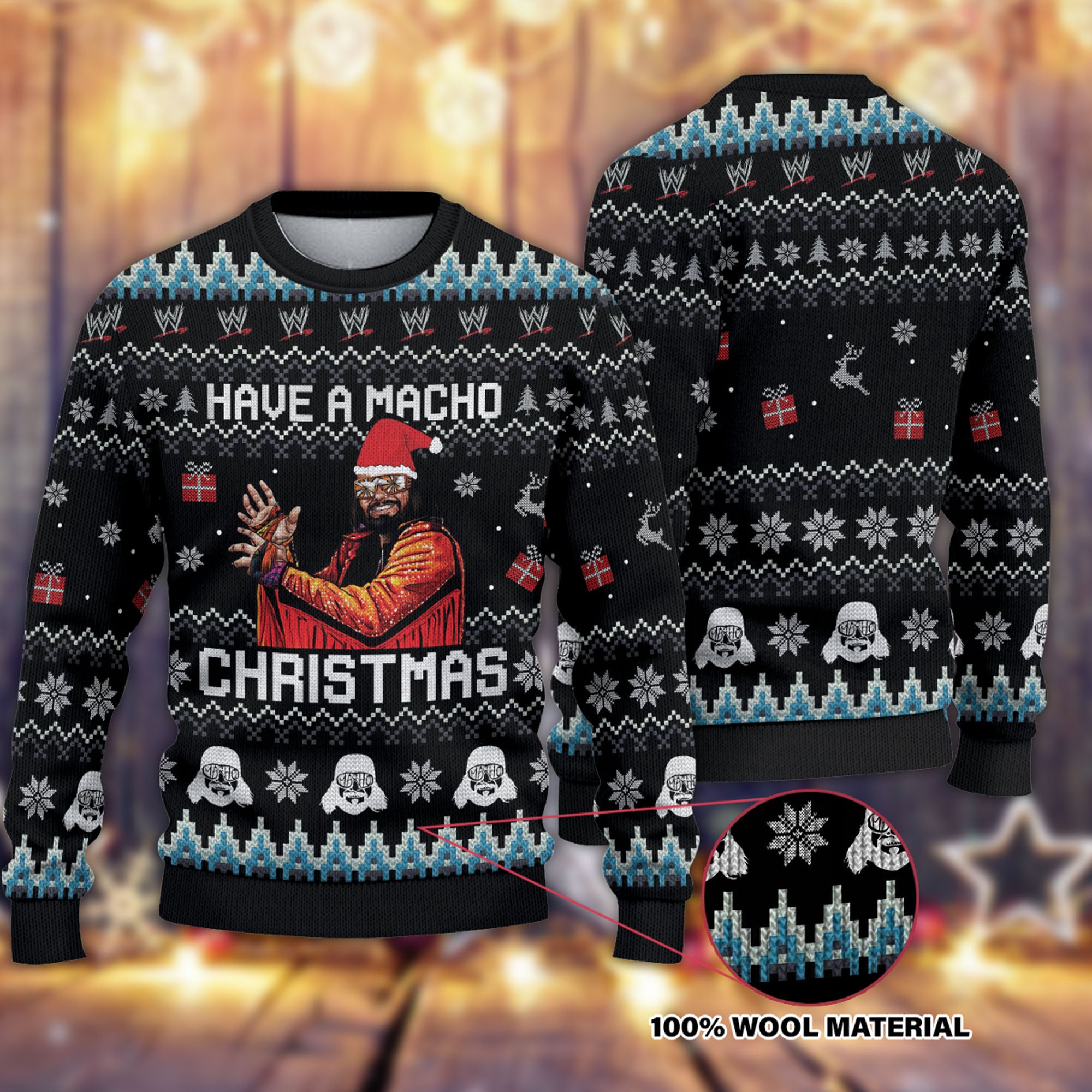 Have A Macho Christmas Randy Savage Ugly Christmas Sweater