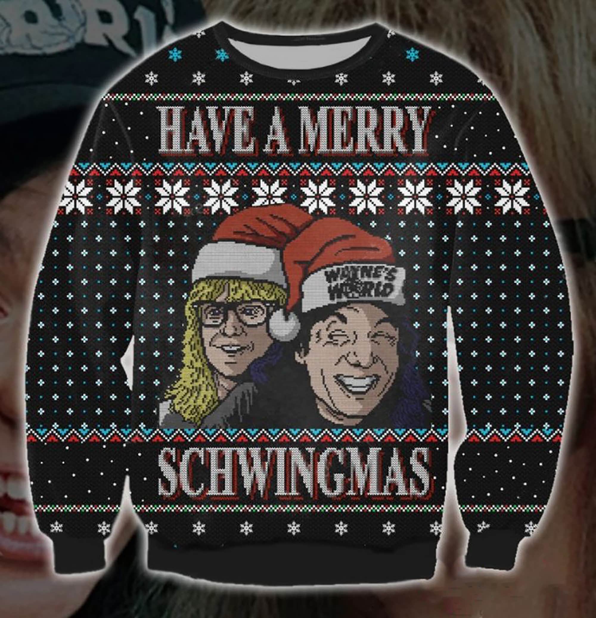 Have A Merry Schwingmas Christmas Ugly Christmas Sweater
