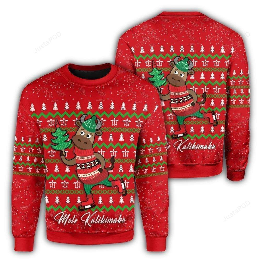 Hawaiian Turtle Ugly Christmas Sweater