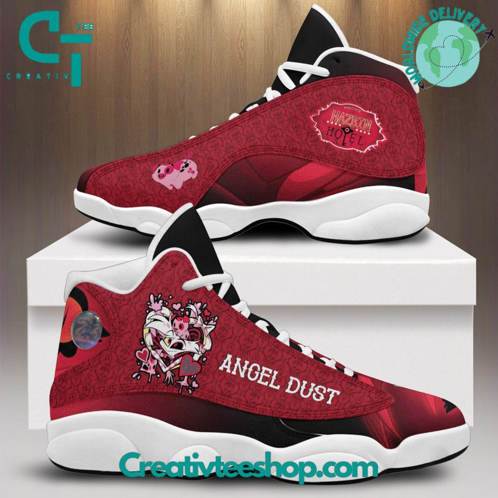 Hazbin Hotel Angel Dust JD13 Sneakers Shoes for Men & Women | Stylish Streetwear Shoes