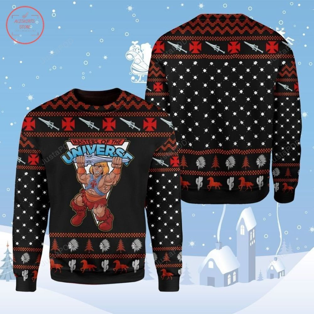 He Man Masters Of The Universe Christmas For Unisex Ugly Christmas Sweater, Perfect Holiday Gift