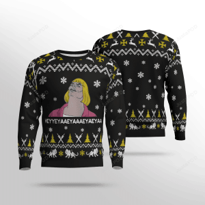 He-Man Meme Ugly Christmas Sweater, Perfect Holiday Gift
