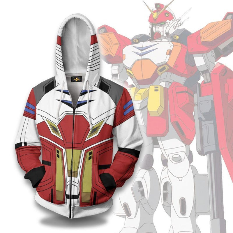 Heavyarms Mobile Suit Gundam Wing 3D All Over Print Hoodie & Zip Hoodie