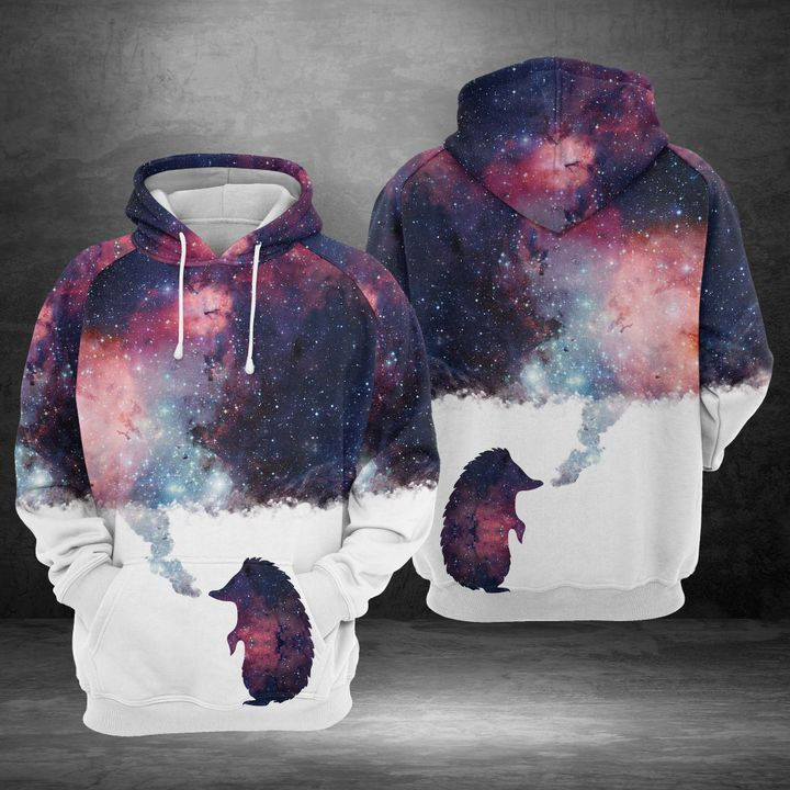 Hedgehog Galaxy 3D All Over Print Hoodie & Zip Hoodie