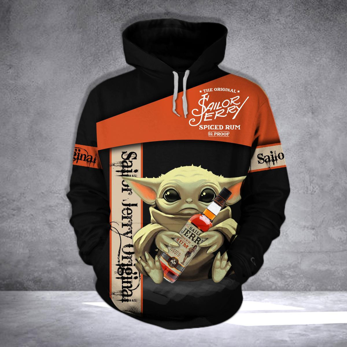 Hedradura Tequila Baby Yoda 3D All Over Print Hoodie & Zip Hoodie